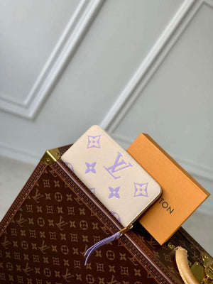 LV M69794 Louis Vuitton Zippy Wallet Taro Purple - Default Title - View 2