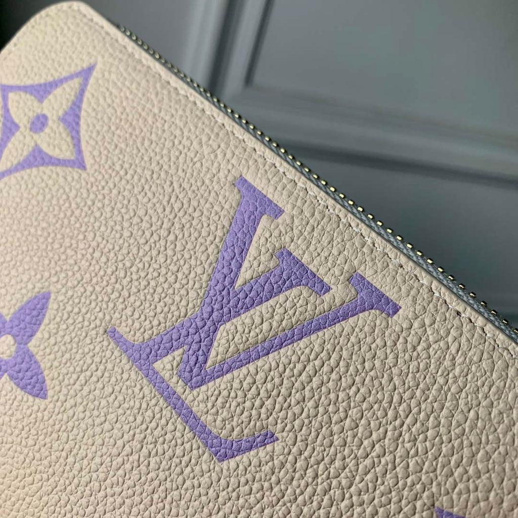 LV M69794 Louis Vuitton Zippy Wallet Taro Purple