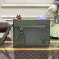 LV M69837 Louis Vuitton Takeoff Pouch Bag ArmyGreen - Default Title - View 1