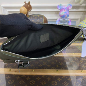 LV M69837 Louis Vuitton Takeoff Pouch Bag ArmyGreen - Default Title - View 9