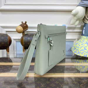 LV M69837 Louis Vuitton Takeoff Pouch Bag Asphalt gray - Default Title - View 3