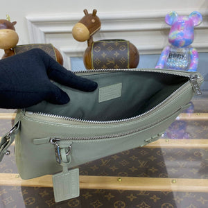 LV M69837 Louis Vuitton Takeoff Pouch Bag Asphalt gray - Default Title - View 9