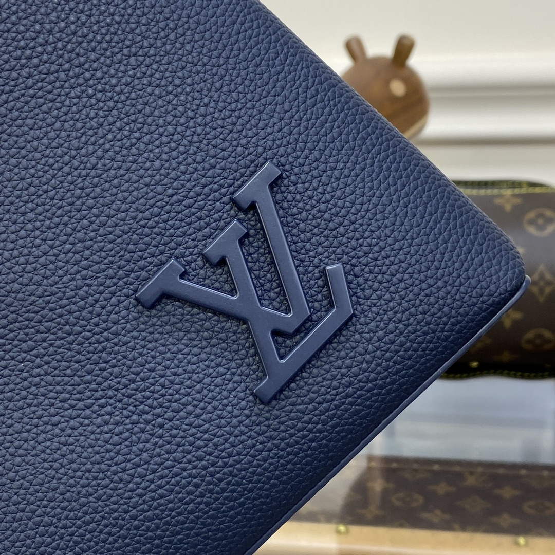 LV M69837 Louis Vuitton Takeoff Pouch Bag Blue - Default Title - View 5