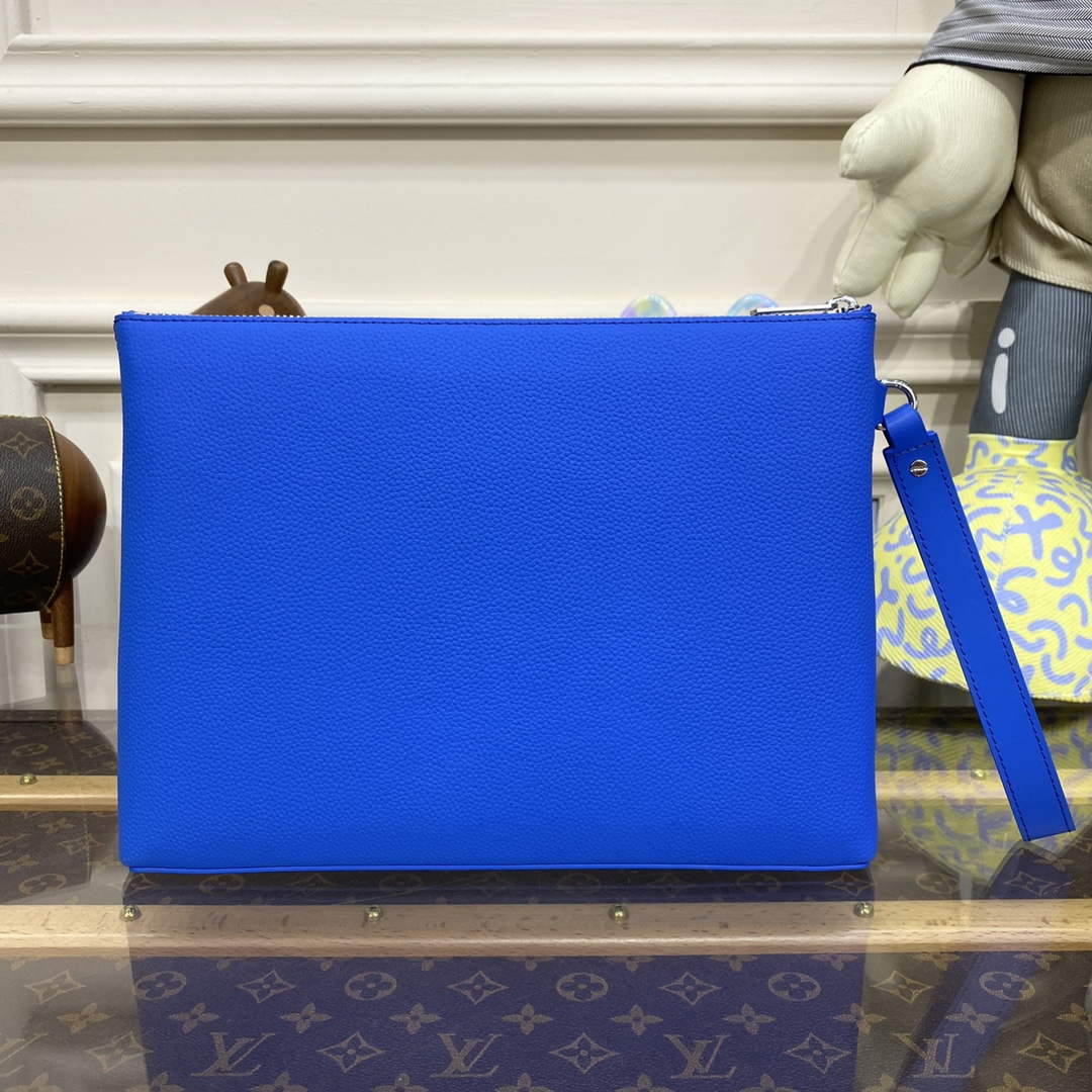 LV M69837 Louis Vuitton Takeoff Pouch Bag Dop blue - Default Title - View 2