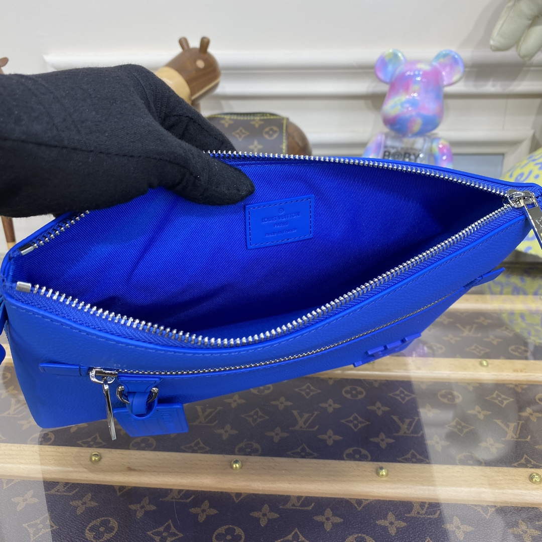 LV M69837 Louis Vuitton Takeoff Pouch Bag Dop blue - Default Title - View 9