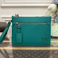 LV M69837 Louis Vuitton Takeoff Pouch Bag Jade green - Default Title - View 1
