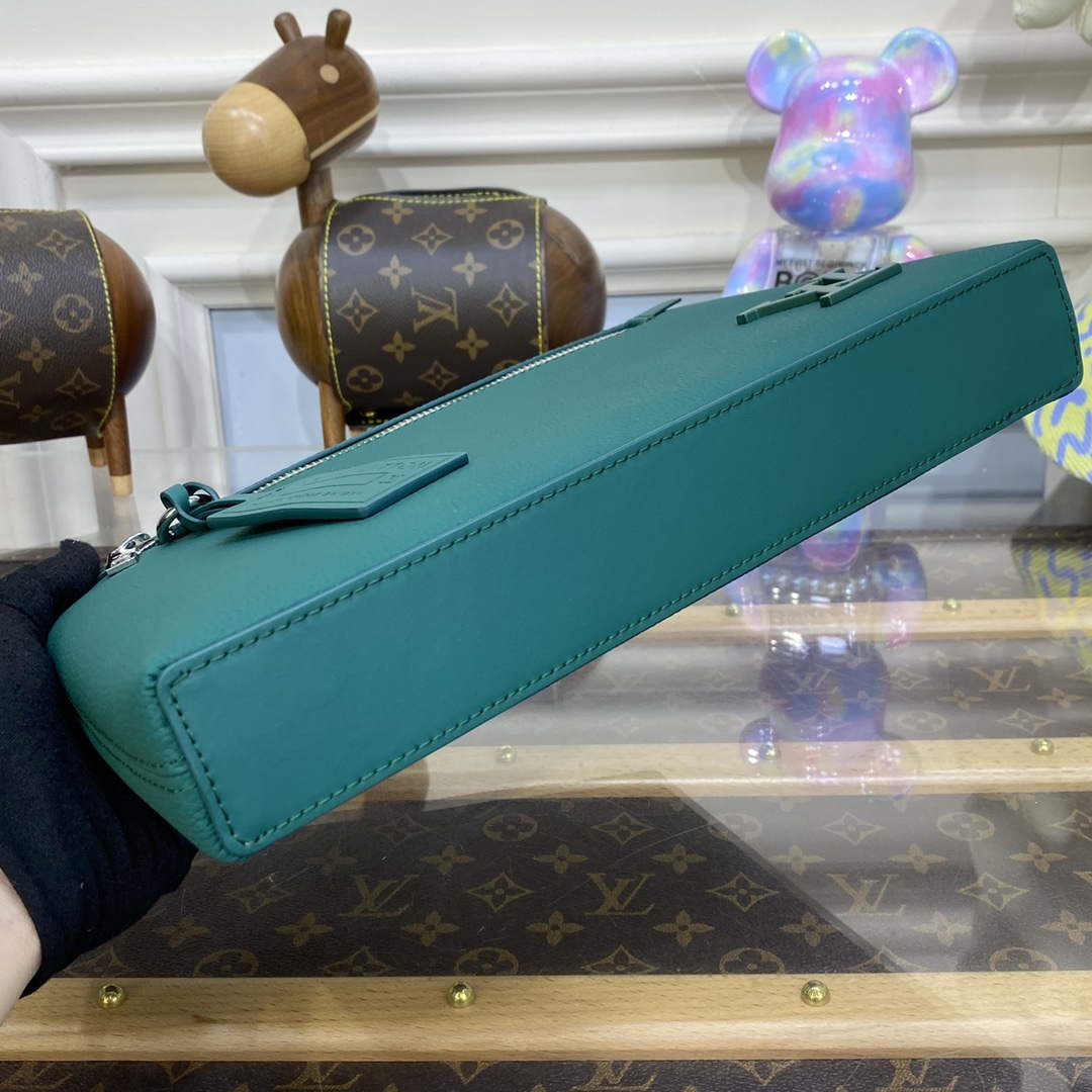 LV M69837 Louis Vuitton Takeoff Pouch Bag Jade green