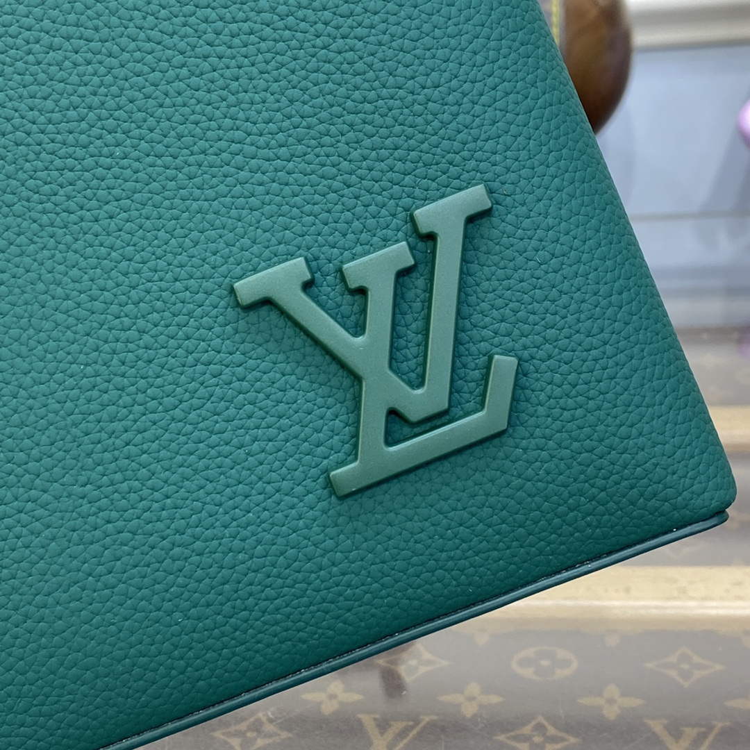 LV M69837 Louis Vuitton Takeoff Pouch Bag Jade green - Default Title - View 5
