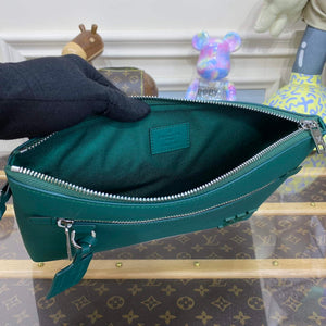 LV M69837 Louis Vuitton Takeoff Pouch Bag Jade green - Default Title - View 9