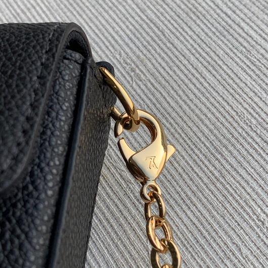 LV M80482 Louis Vuitton M69977 F¨¦licie Pochette Leather Black - luxibagsmall