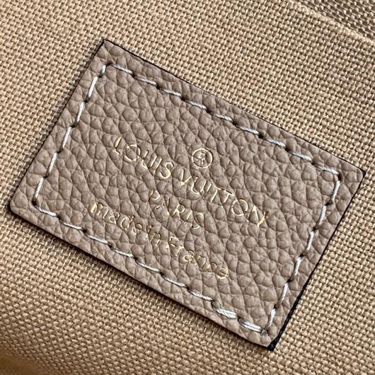 LV M69977 Louis Vuitton M80482 F¨¦licie Pochette Leather Tourterelle GrayCream - luxibagsmall