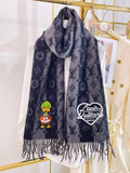 LV M70517 Louis Vuitton Petit Damier Scarf  L60162