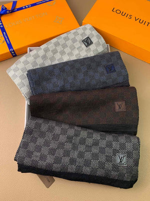 LV M70517 Louis Vuitton Petit Damier Scarf  L60153 - Default Title - View 8