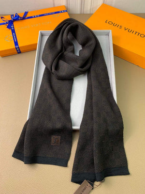 LV M70517 Louis Vuitton Petit Damier Scarf  L60154 - Default Title - View 1