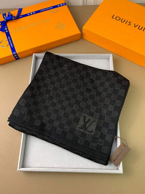LV M70517 Louis Vuitton Petit Damier Scarf  L60157 - Default Title - View 2