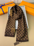 LV M70517 Louis Vuitton Petit Damier Scarf  L60158