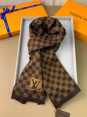 LV M70517 Louis Vuitton Petit Damier Scarf  L60158 - Default Title - View 7