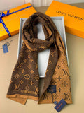 LV M70517 Louis Vuitton Petit Damier Scarf  L60160