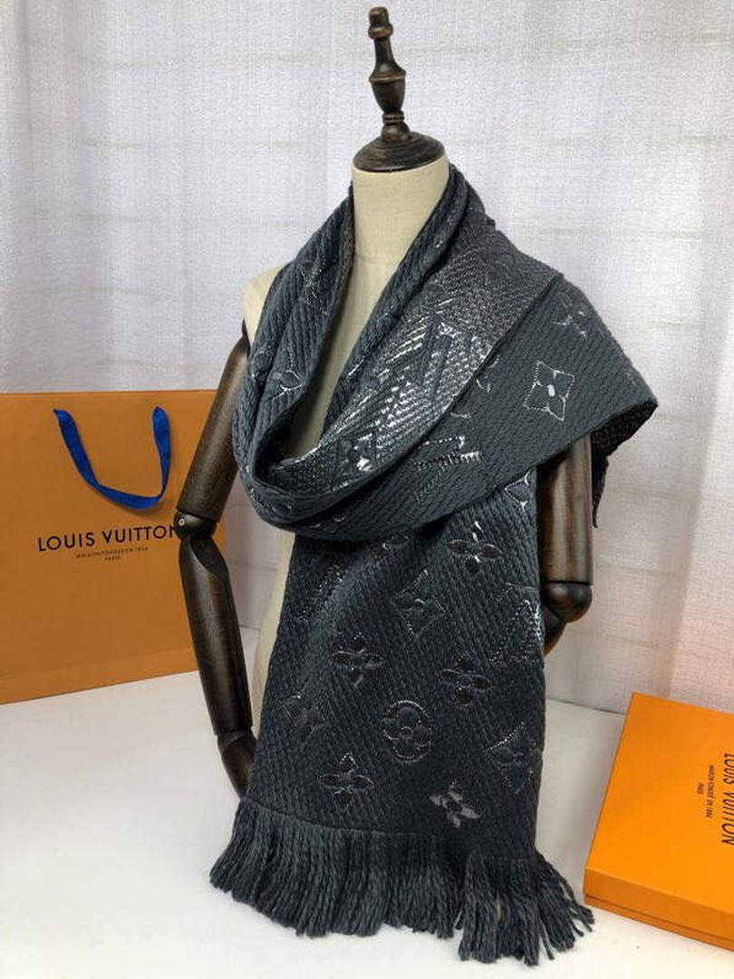 LV M72432 Louis Vuitton Logomania Scarf L60134