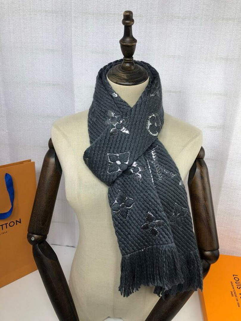 LV M72432 Louis Vuitton Logomania Scarf L60134