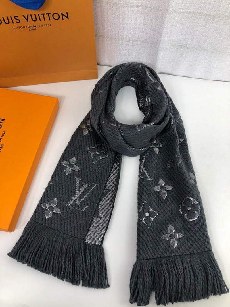 LV M72432 Louis Vuitton Logomania Scarf L60134