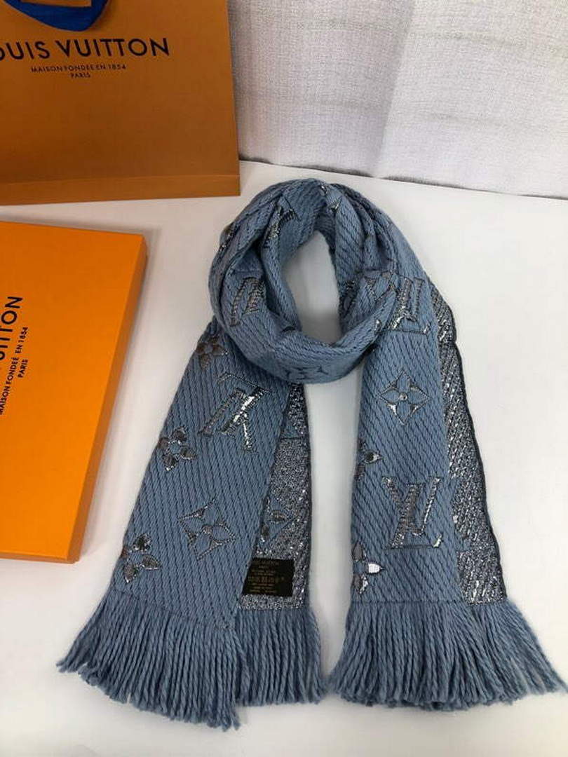 LV M72432 Louis Vuitton Logomania Scarf L60135