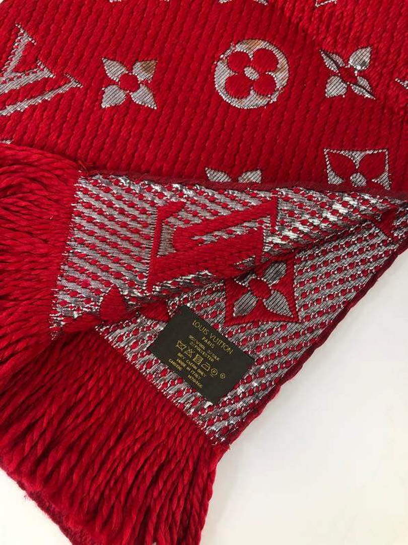LV M72432 Louis Vuitton Logomania Scarf L60136