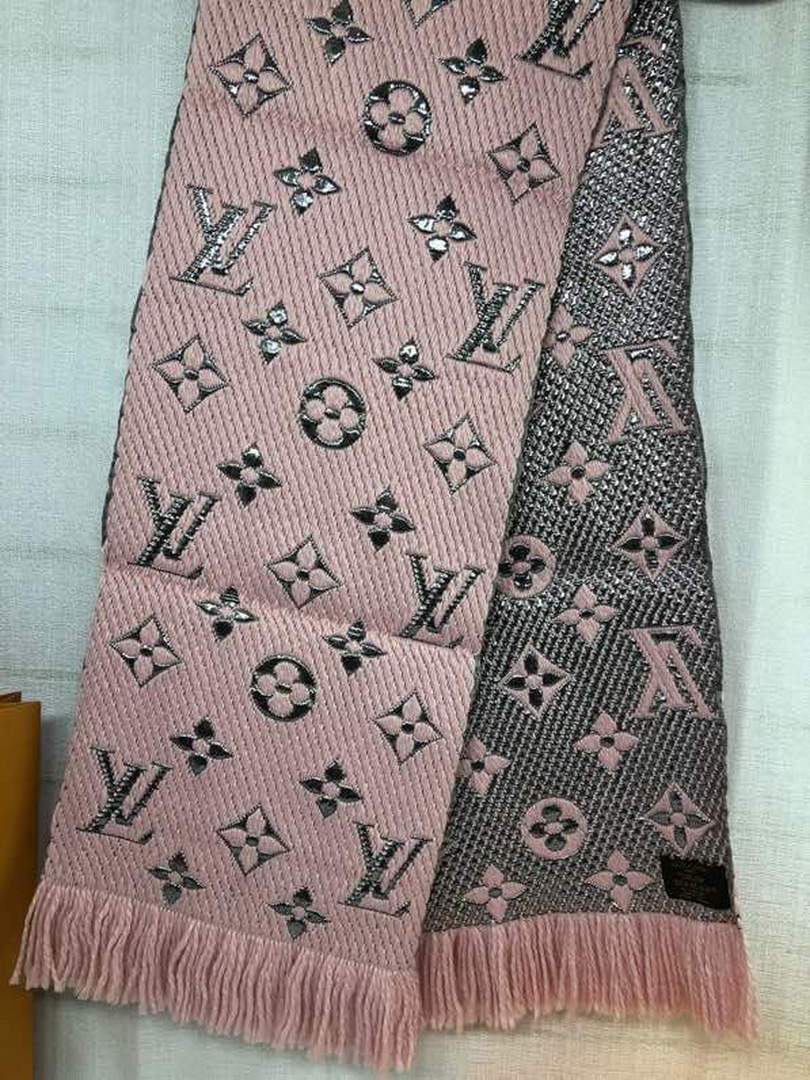 LV M72432 Louis Vuitton Logomania Scarf L60137