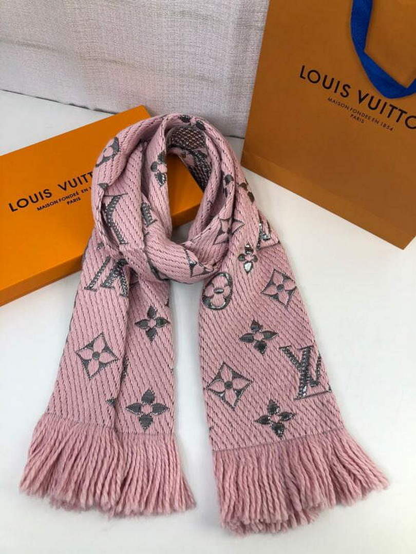LV M72432 Louis Vuitton Logomania Scarf L60137