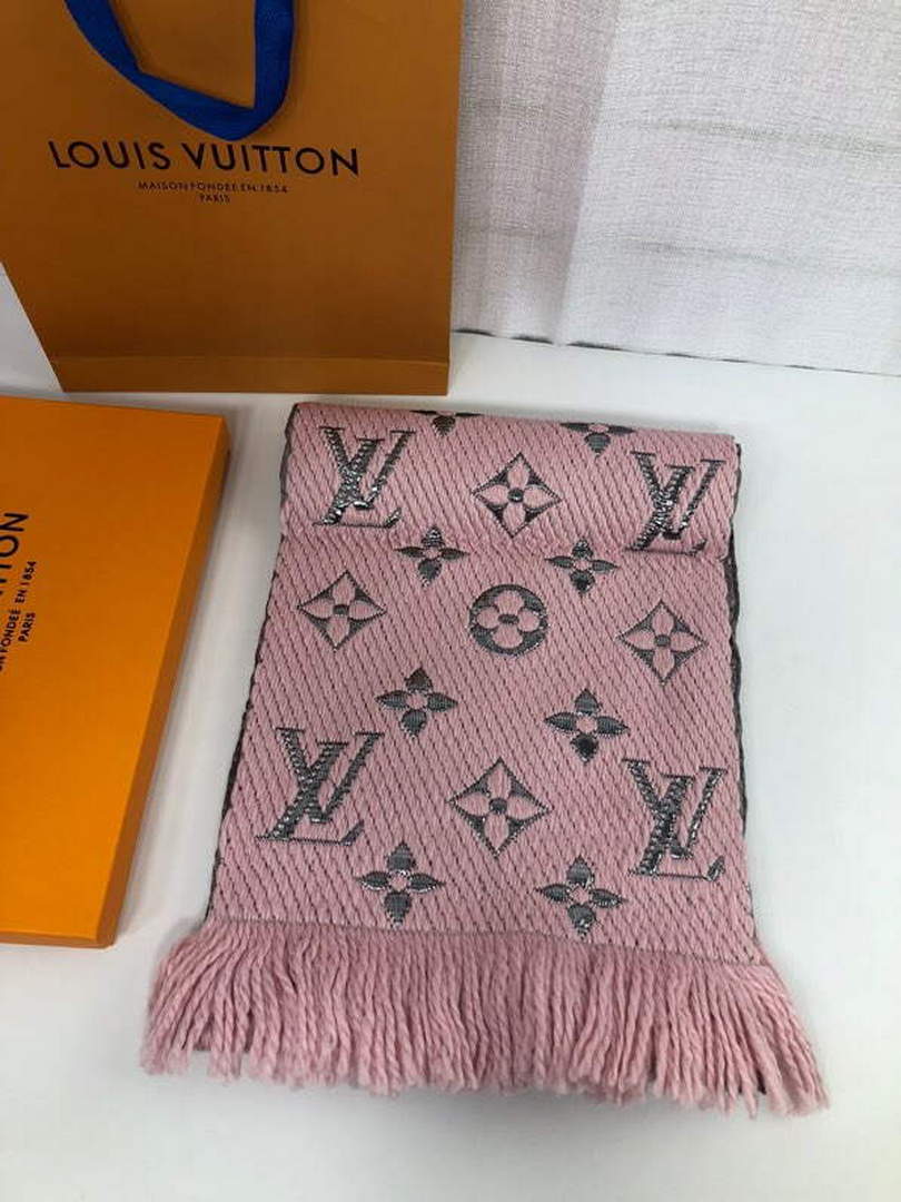 LV M72432 Louis Vuitton Logomania Scarf L60137