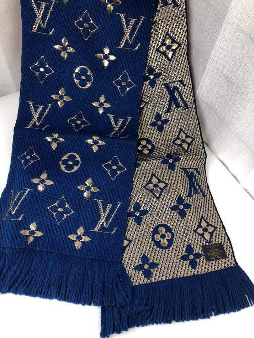 LV M72432 Louis Vuitton Logomania Scarf L60139