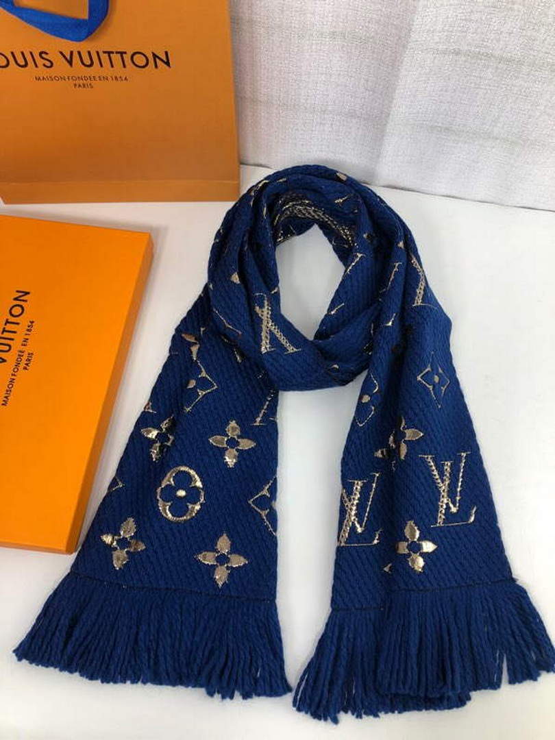 LV M72432 Louis Vuitton Logomania Scarf L60139