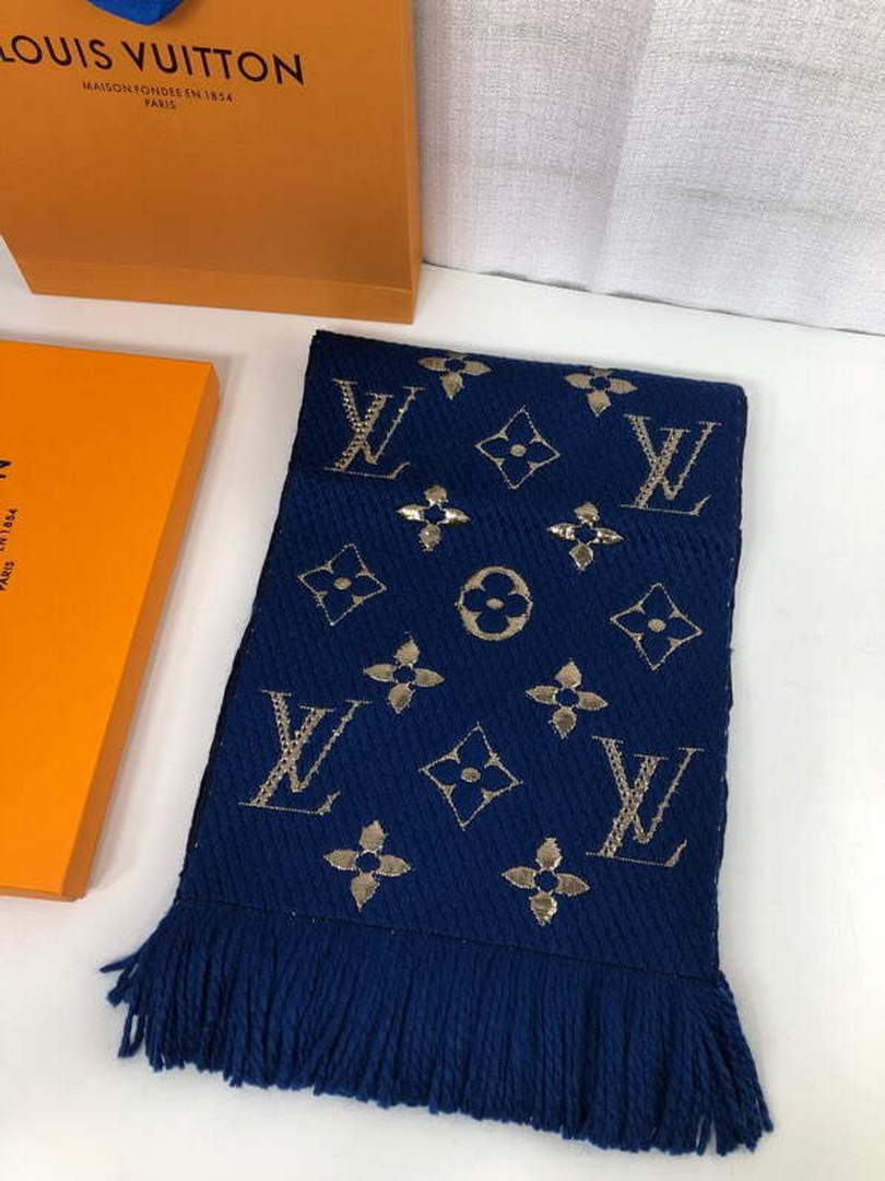 LV M72432 Louis Vuitton Logomania Scarf L60139