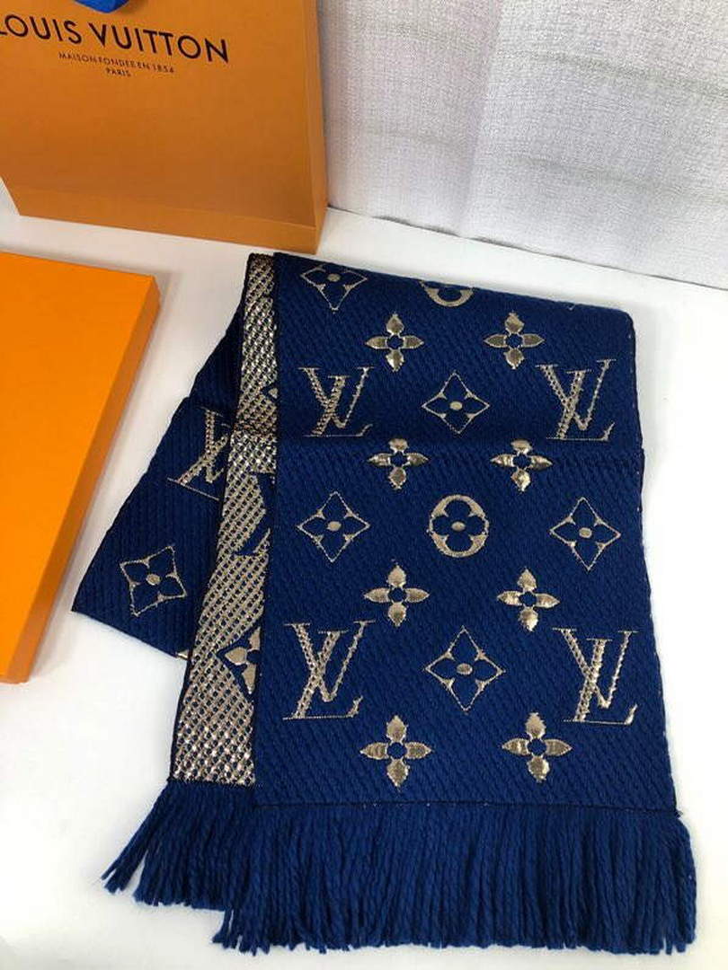 LV M72432 Louis Vuitton Logomania Scarf L60139