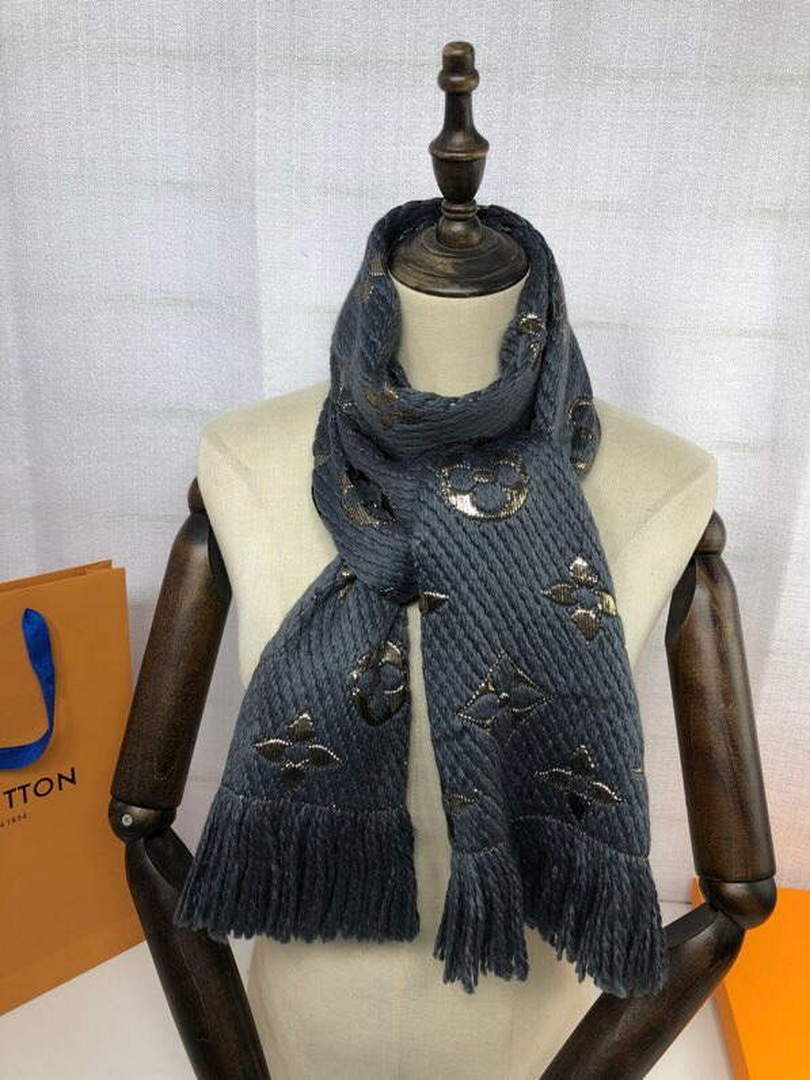LV M72432 Louis Vuitton Logomania Scarf L60140 - Default Title - View 1