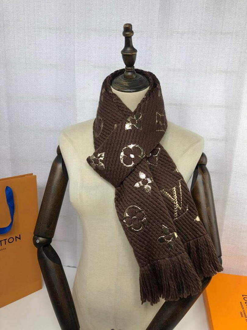 LV M72432 Louis Vuitton Logomania Scarf L60141