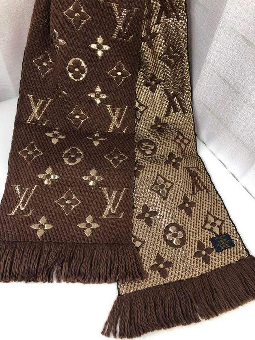 LV M72432 Louis Vuitton Logomania Scarf L60141