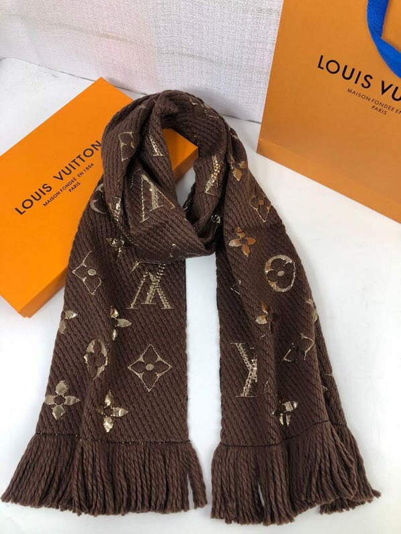 LV M72432 Louis Vuitton Logomania Scarf L60141