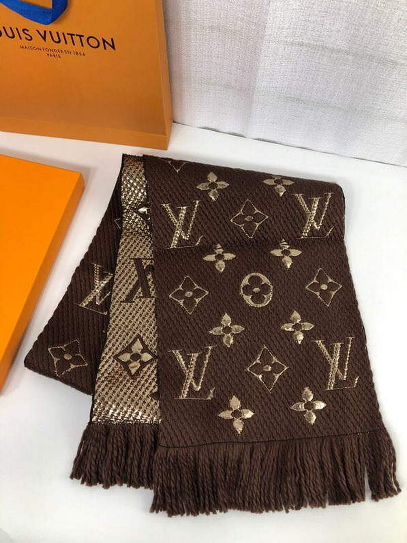 LV M72432 Louis Vuitton Logomania Scarf L60141