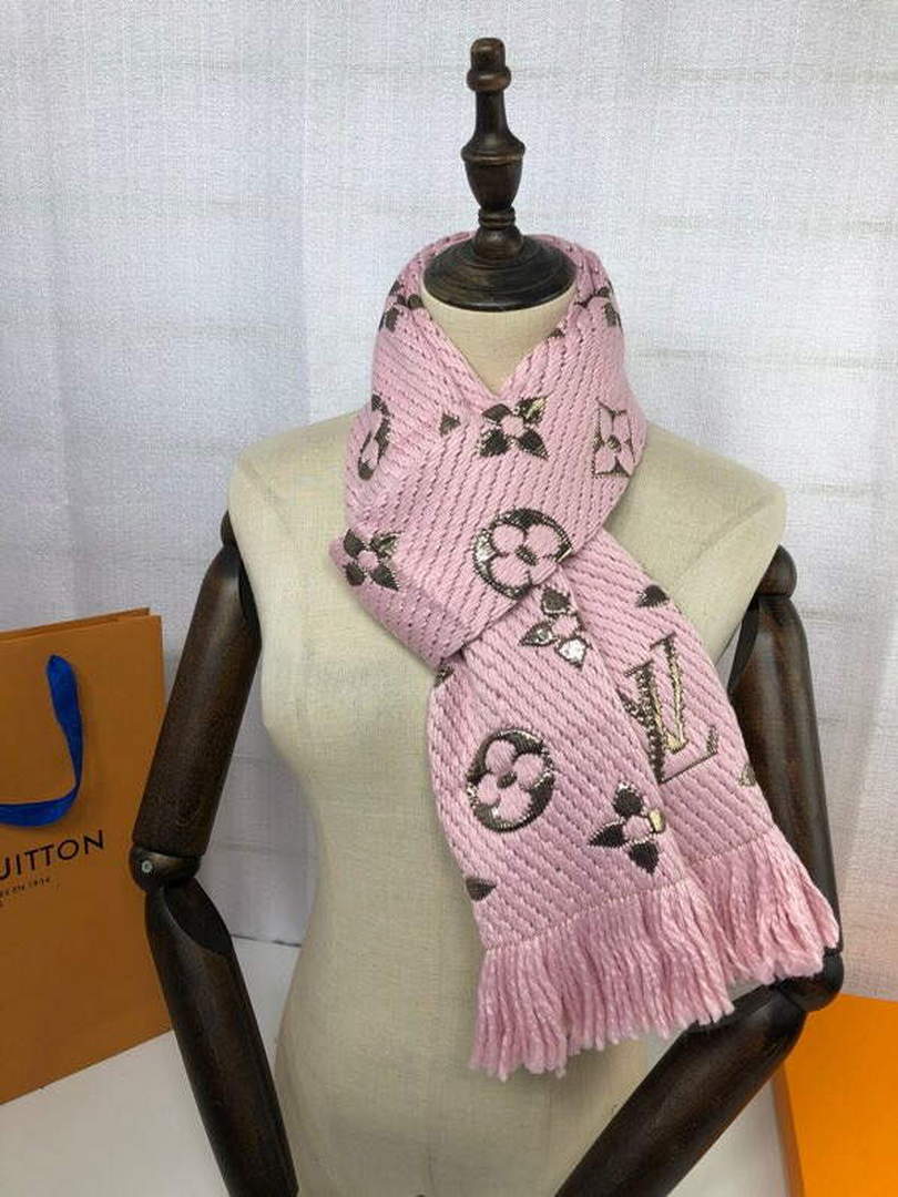 LV M72432 Louis Vuitton Logomania Scarf L60142