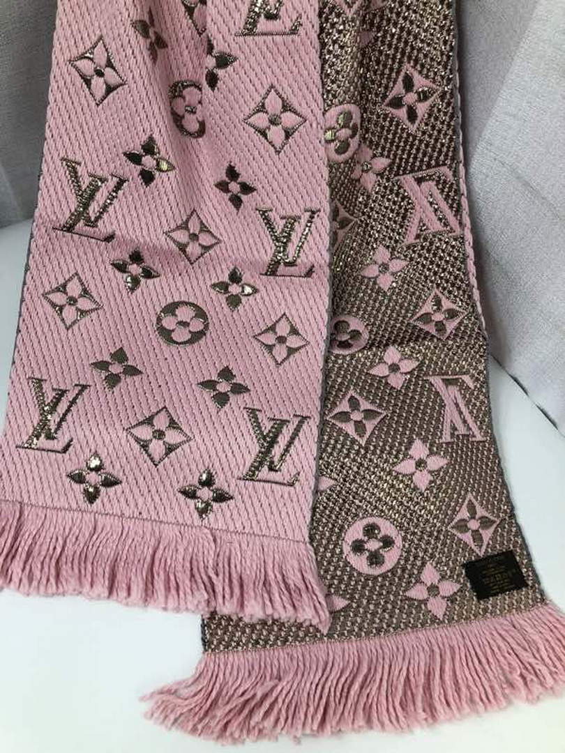 LV M72432 Louis Vuitton Logomania Scarf L60142