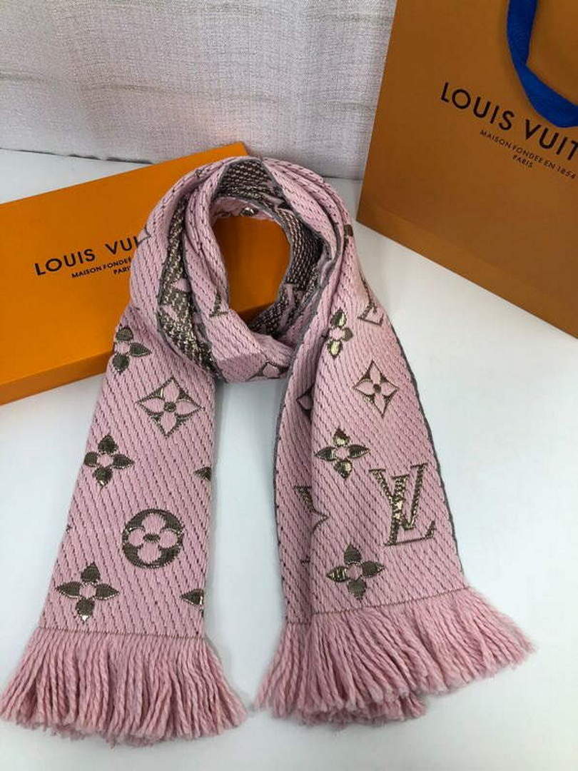 LV M72432 Louis Vuitton Logomania Scarf L60142