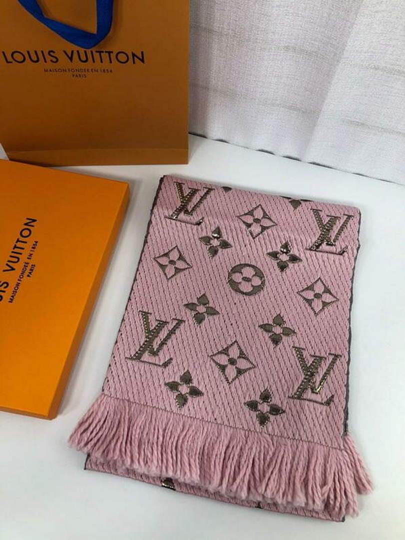 LV M72432 Louis Vuitton Logomania Scarf L60142