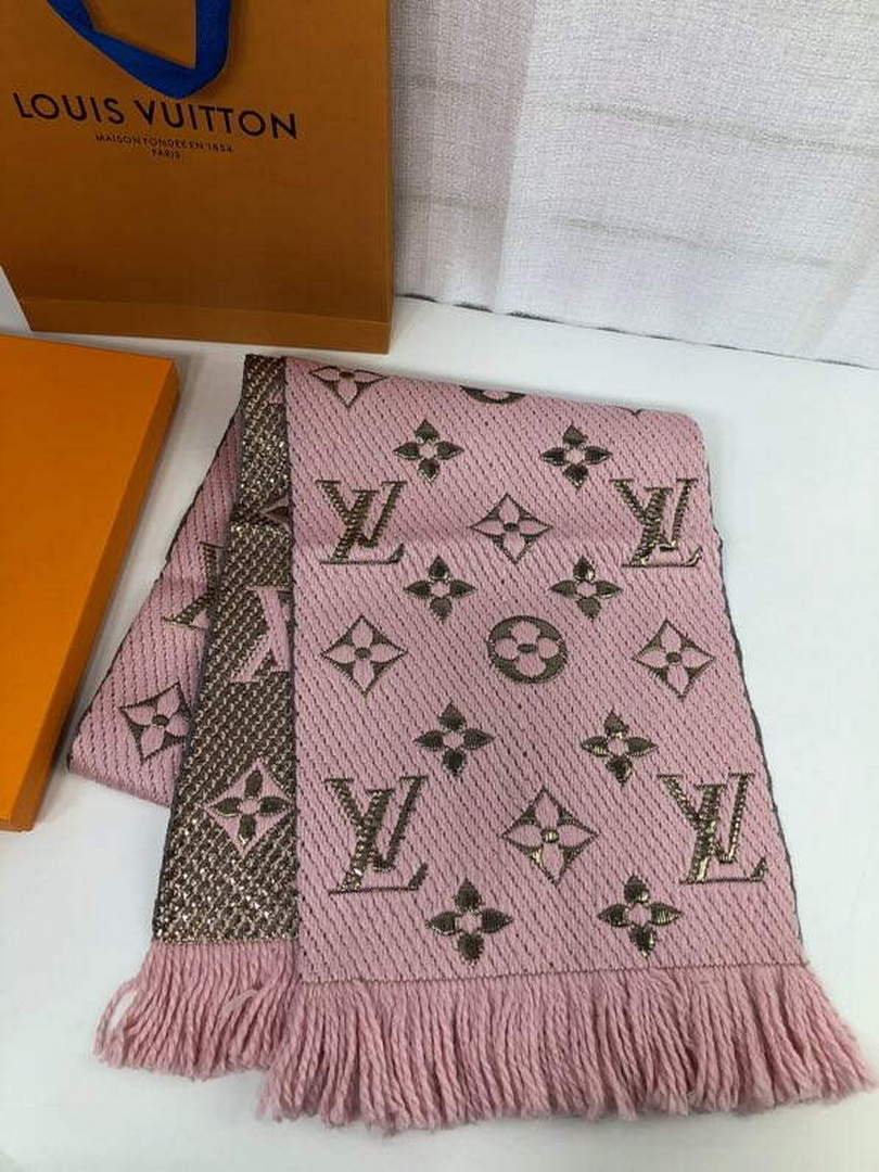 LV M72432 Louis Vuitton Logomania Scarf L60142