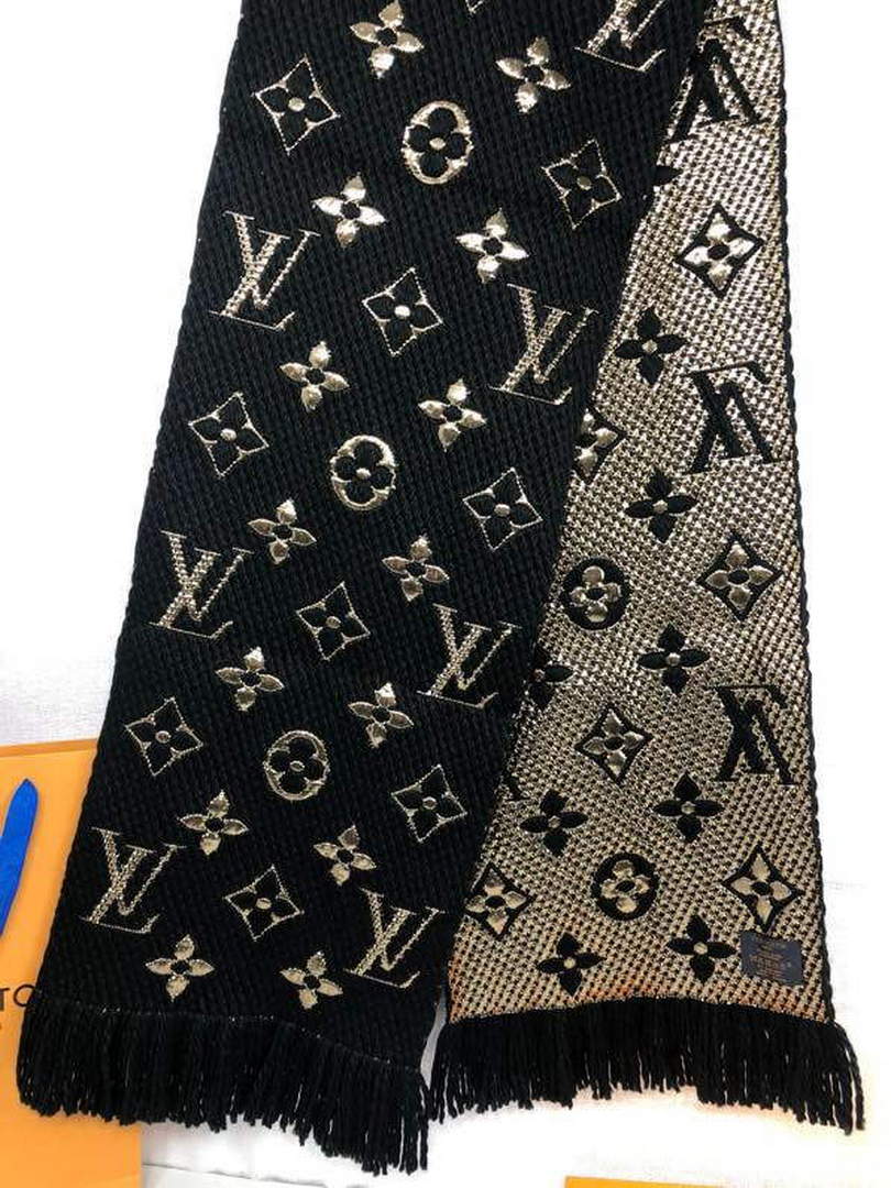 LV M72432 Louis Vuitton Logomania Scarf L60143