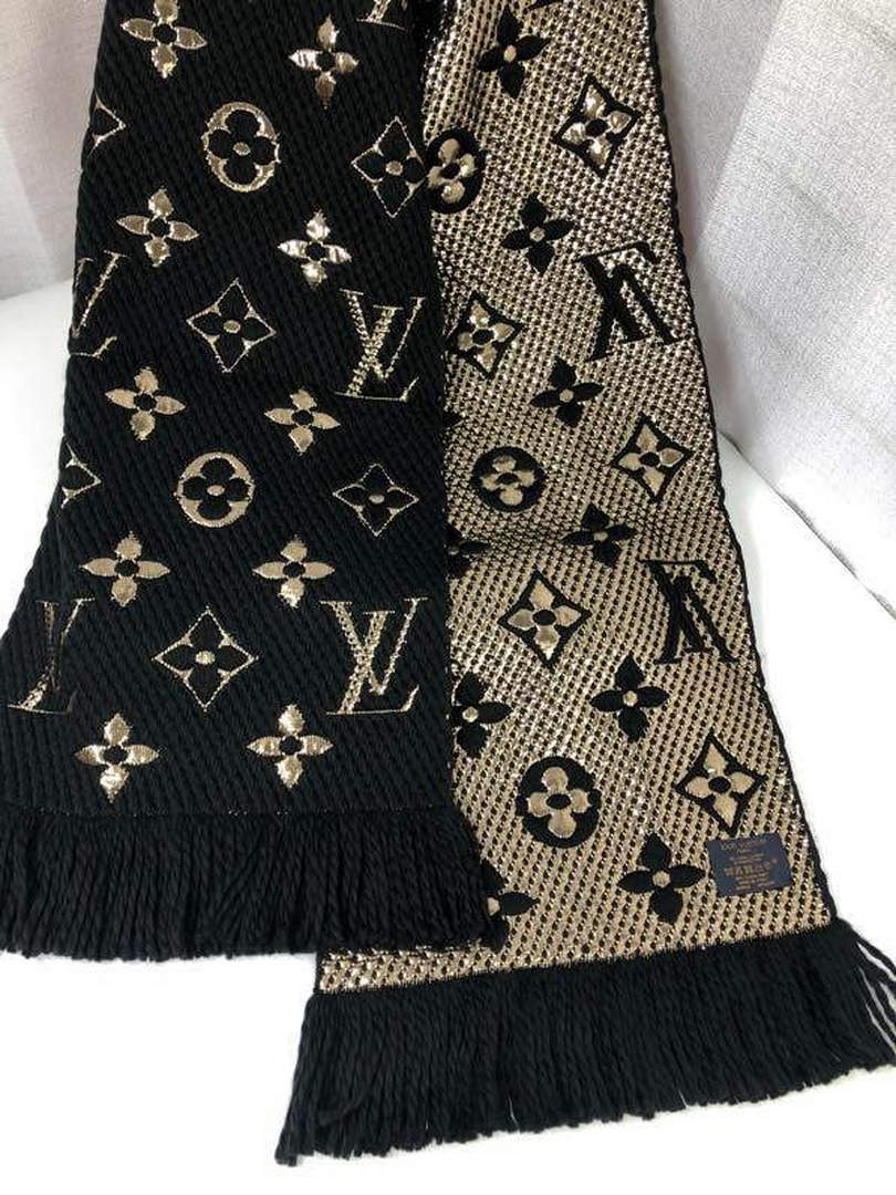 LV M72432 Louis Vuitton Logomania Scarf L60143