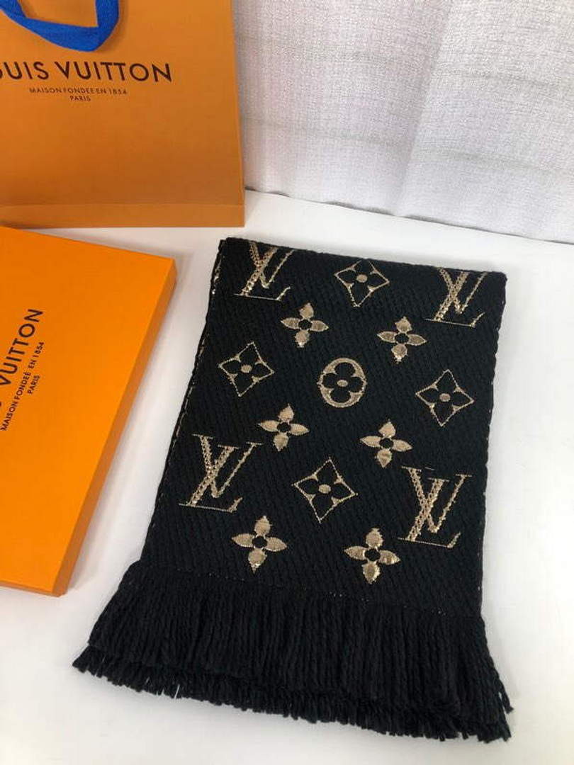 LV M72432 Louis Vuitton Logomania Scarf L60143