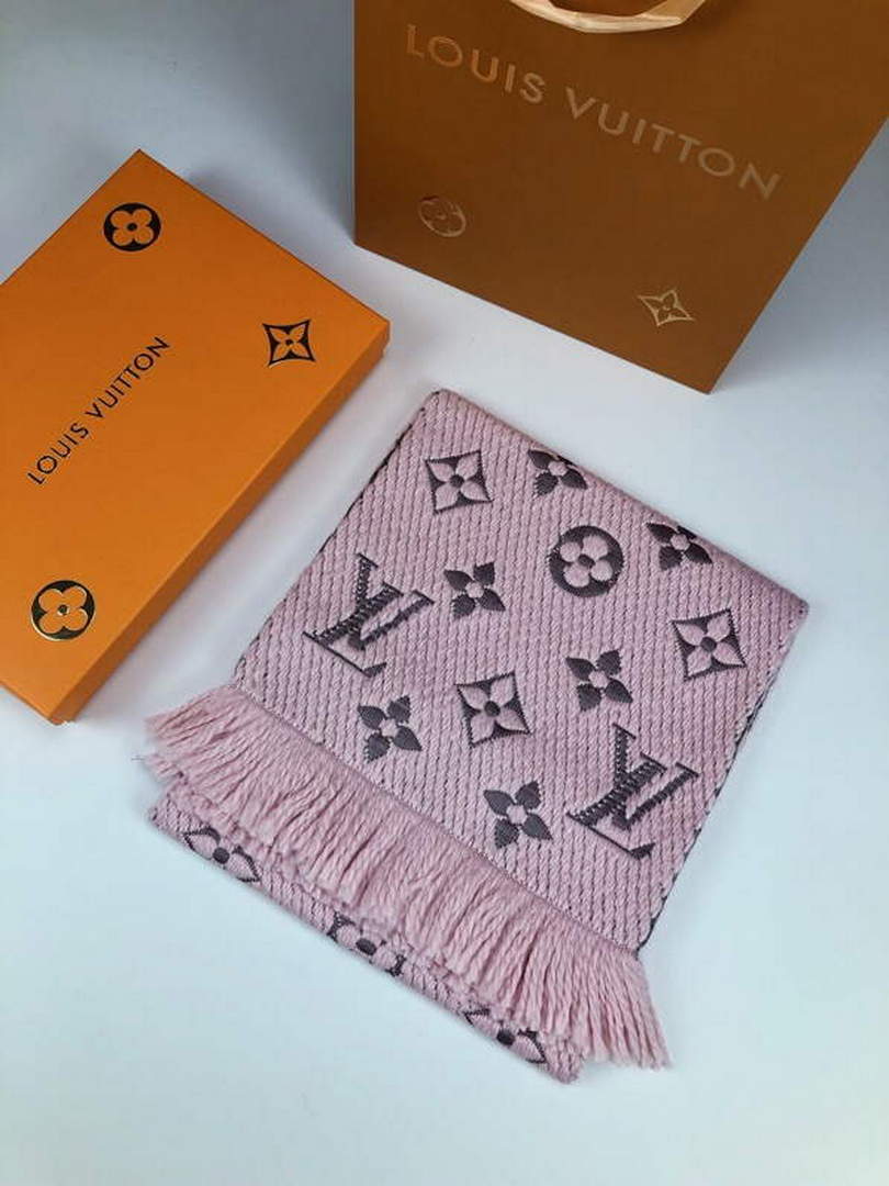 LV M72432 Louis Vuitton Logomania Scarf L60144