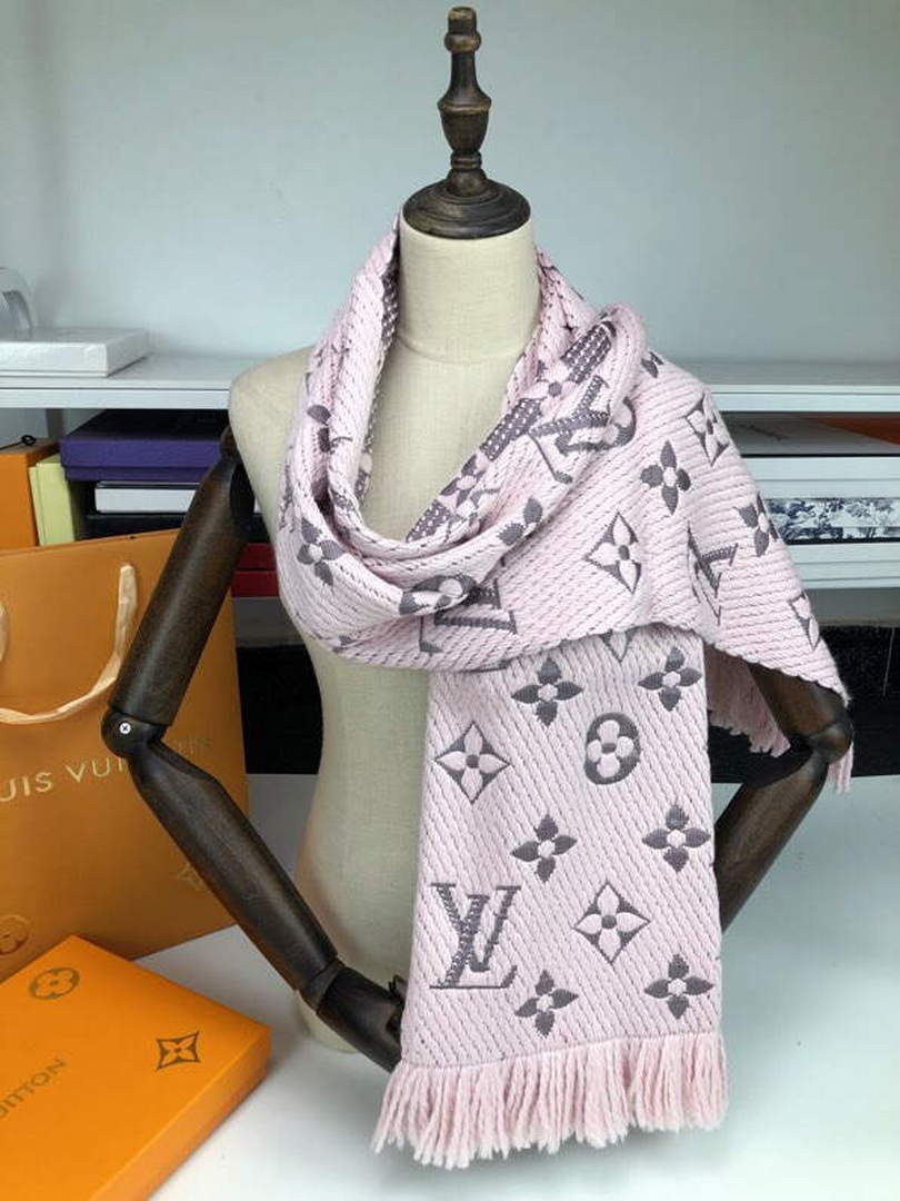 LV M72432 Louis Vuitton Logomania Scarf L60144