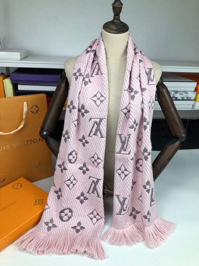 LV M72432 Louis Vuitton Logomania Scarf L60144